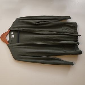 Green cardigan